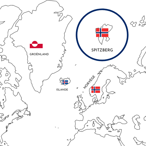 SPITZBERG LATITUDE BLANCHE POLARFRONT
