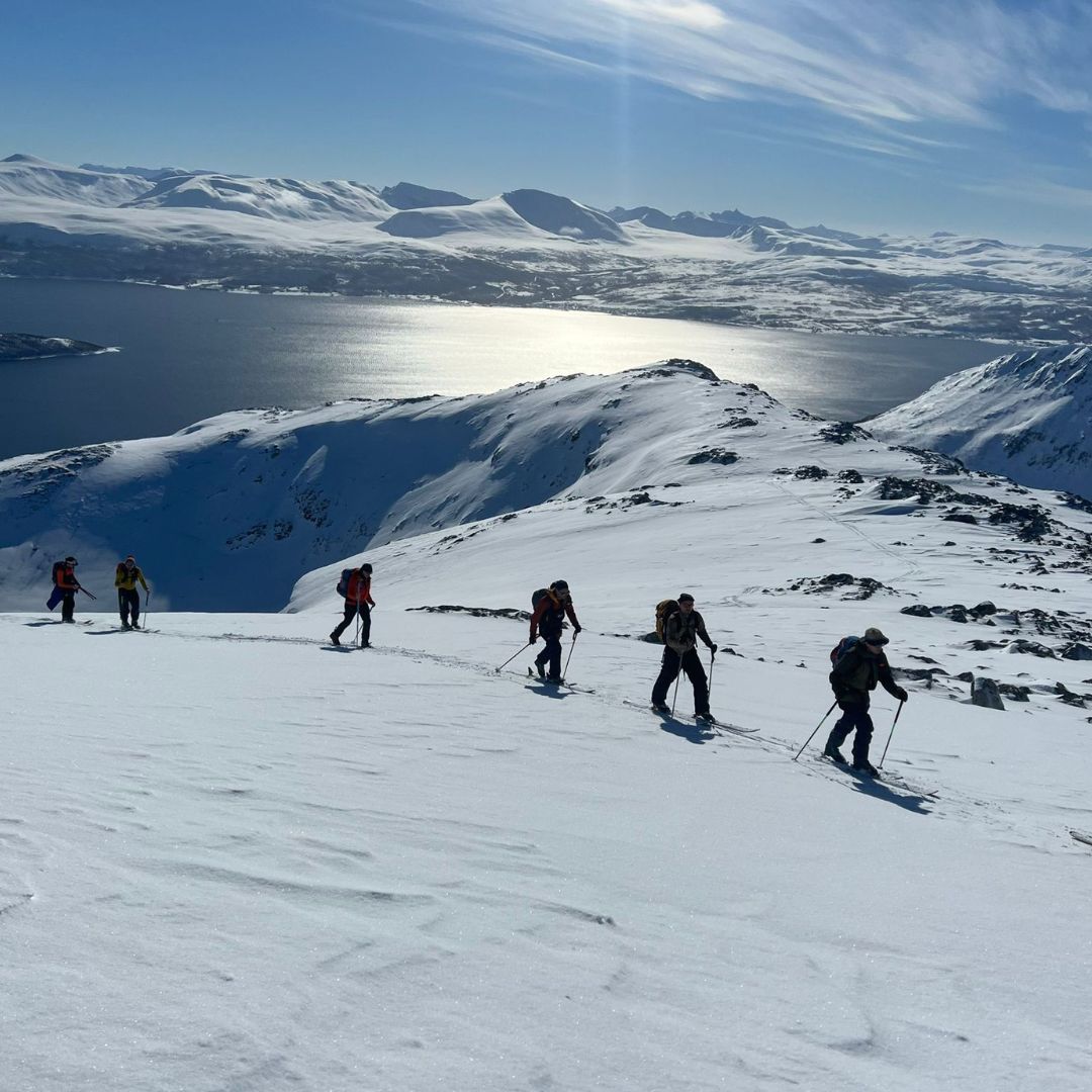 Ski de randonnée dans le nord de la Norvège