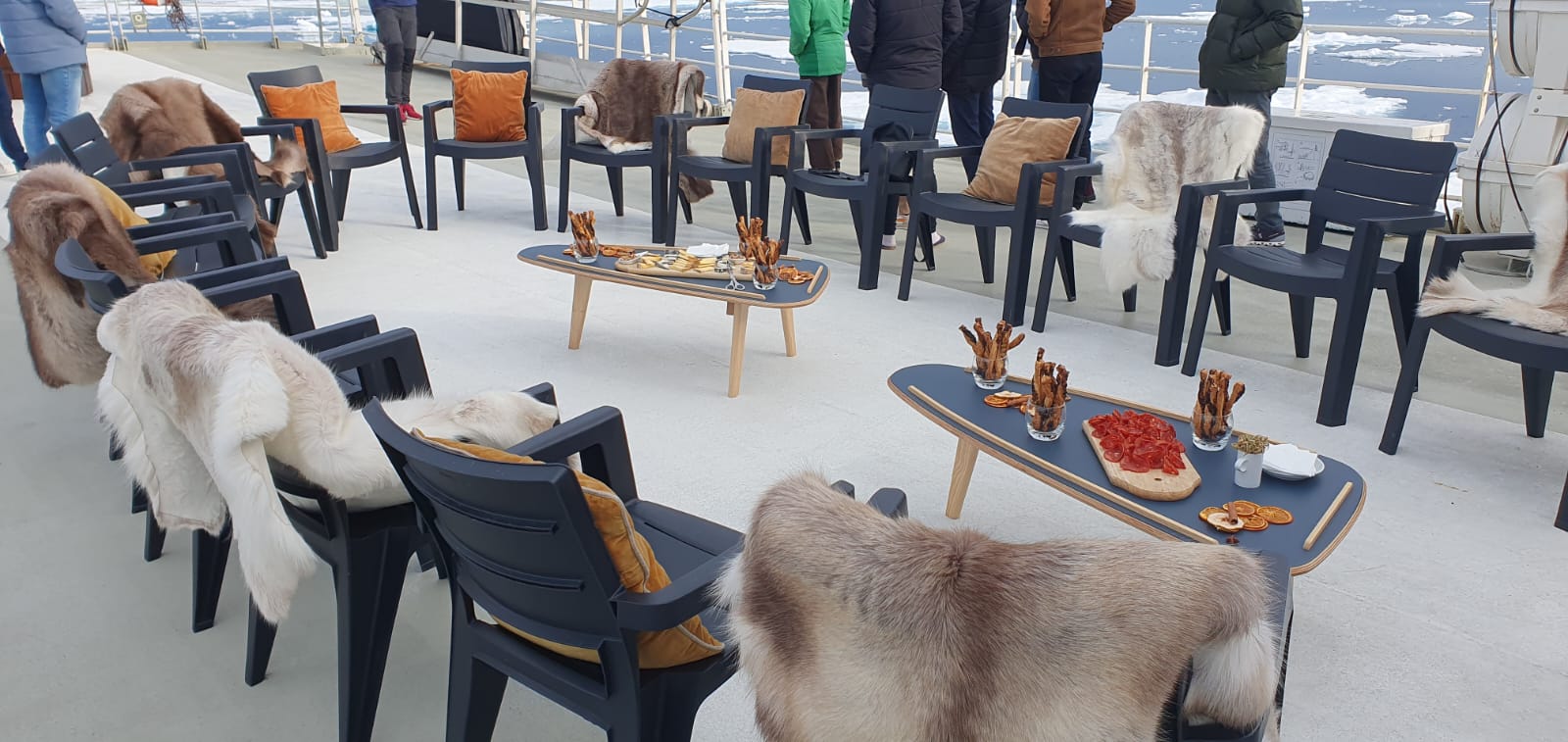 Apéritif arctique bateau