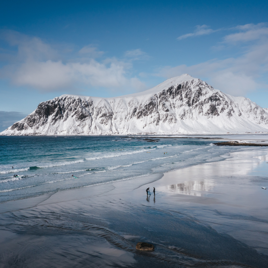 Plages du nord des îles Lofoten