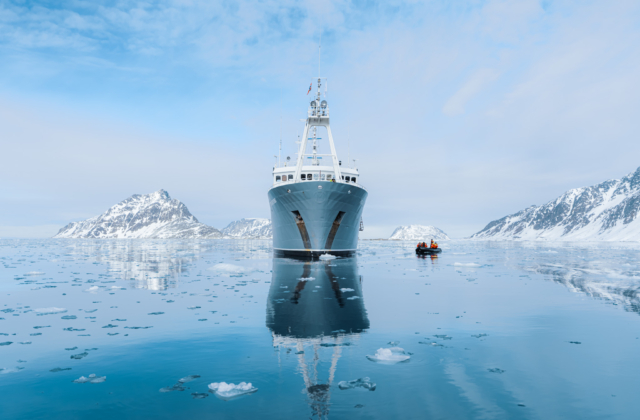 Polar spring in Spitsbergen