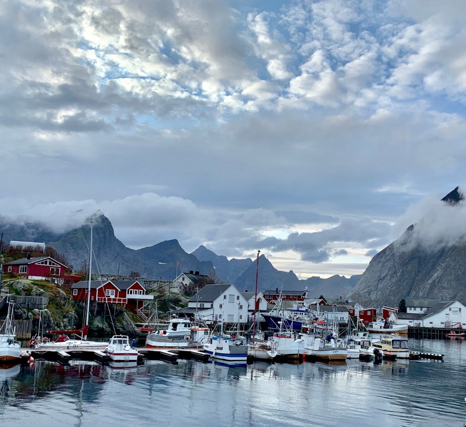 The coastline and village of Senja